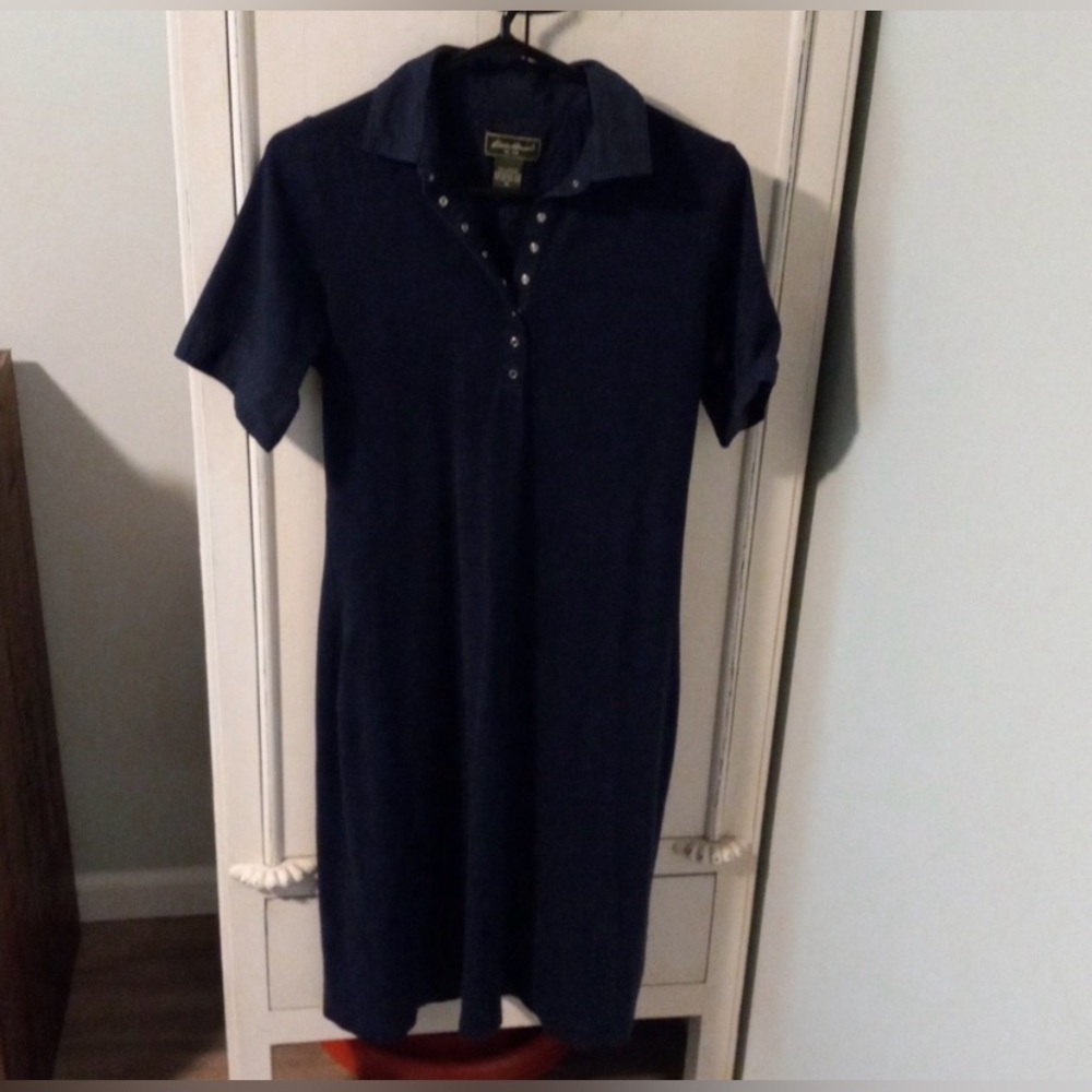 Eddie Bauer Dark Blue Polo Dress